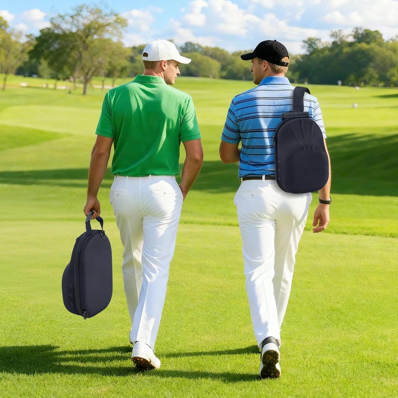 Procase Hat Travel Hard Case, Hat Carrier Storage Bag for 5-6 Baseball Caps,Hat Organizer Ball Caps Holder with Adjustable Shoulder Strap -Black - Image 5